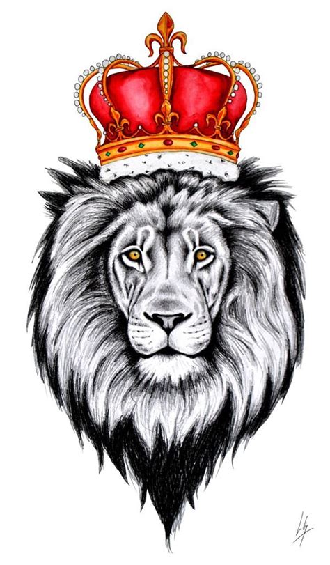 Lion Crown Drawing Amazing - Drawing Skill