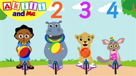 Learn the Number 4! | Akili and Me | Educational Cartoons for ...