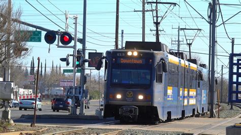 Sacramento Light Rail Trains Of February 2021 - YouTube