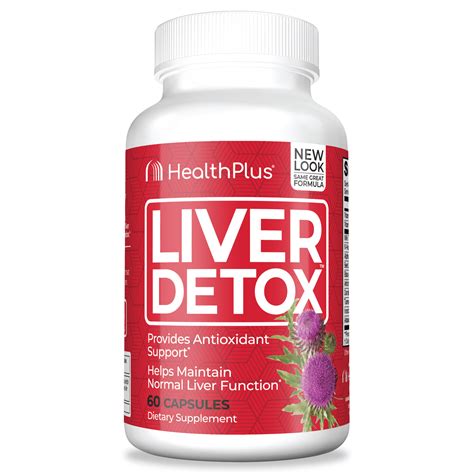 Health Plus Liver Detox, 60 Capsules, 30 Servings - Walmart.com - Walmart.com