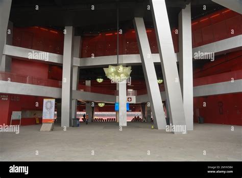 The Olympic stadium - the bird's nest Stock Photo - Alamy