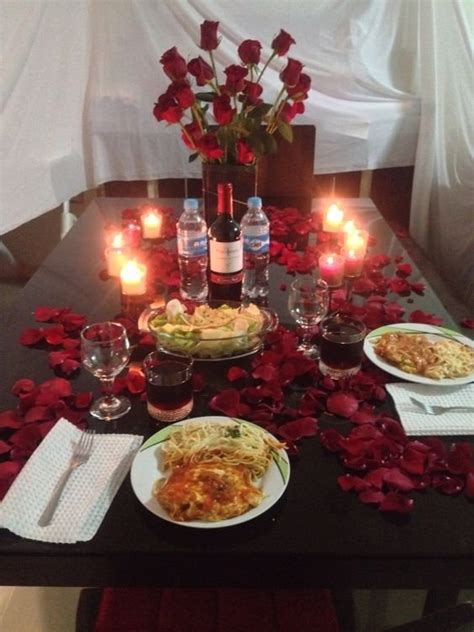 Valentines Day Dinner Romantic Table Settings - DIY Cuteness