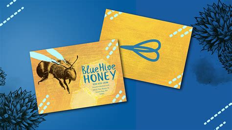 Blue Hive Honey Branding on Behance