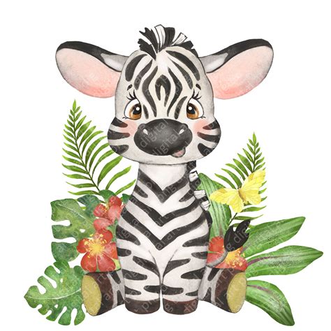 Baby Zebra Clipart