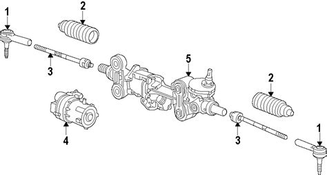 Chevrolet Silverado Rack and Pinion Assembly - 84774229 | GM Parts Bin