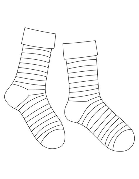 Sock Drawing at GetDrawings | Free download