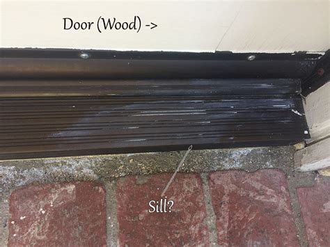 Remove Paint from outdoor metal sill of Main Door - Home Improvement Stack Exchange