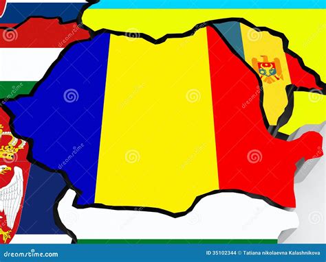 Map Of Romania And Moldova