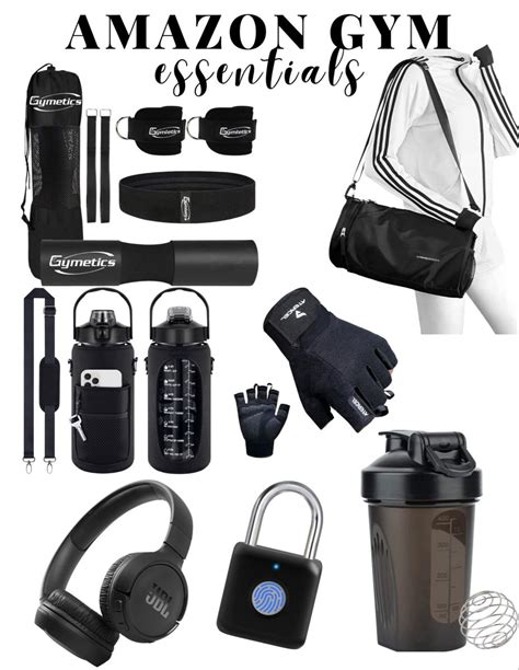 Amazon Gym Essentials | Gym essentials, Gym bag essentials women, Gym bag essentials