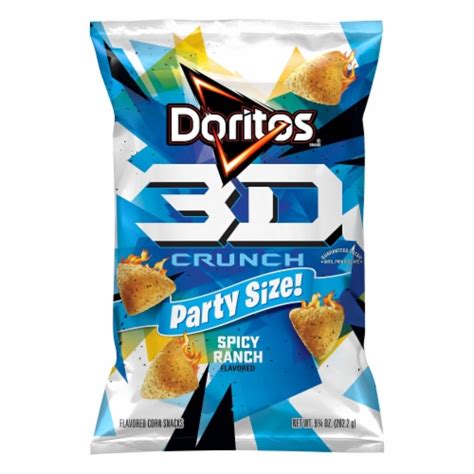 Doritos 3D Crunch Spicy Rance Chips, 9.25 oz - Kroger