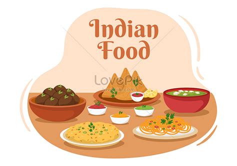 Indian food illustration illustration image_picture free download ...