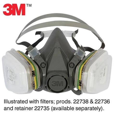 3M™ 6200 Twin Filter Half Mask Respirator only (Filters not included)