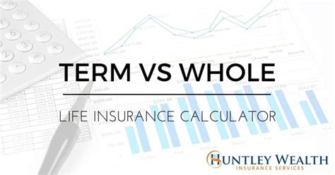 Check out our term vs whole life insurance comparison calculator now!