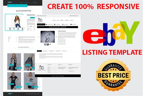 Design responsive ebay listing template by Chaite25 | Fiverr