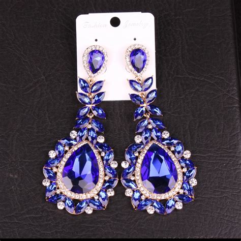 Blue & Silver Bling Earrings The Store of Quality Fashion Items ...