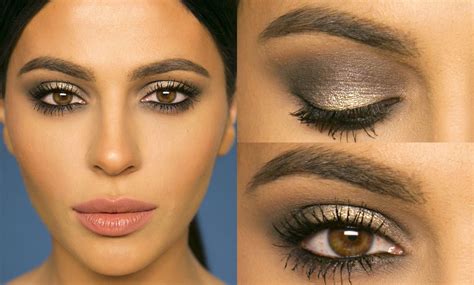 Here's a smokey eye makeup tutorial using gray and silver tones for a more soft and natural ...