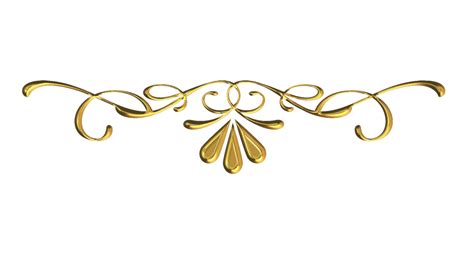 Scrollwork-10 Gold by Victorian-Lady on DeviantArt | Clip art borders, Frame border design, Gold ...