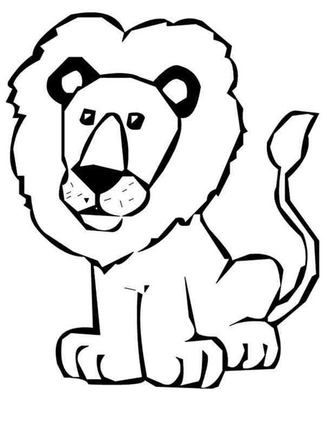 Outline Lion - ClipArt Best