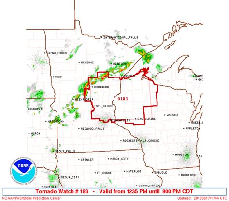 Tornado watch issued in Minnesota, including the Twin Cities - Bring Me ...