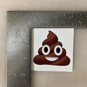 Poop Emoji Sticker - Etsy