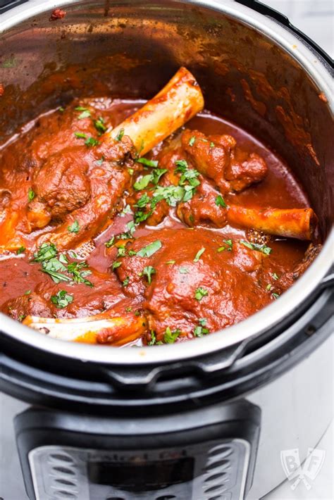 Instant Pot Braised Lamb Shanks with Tomato - A Simple, Elegant Meal!