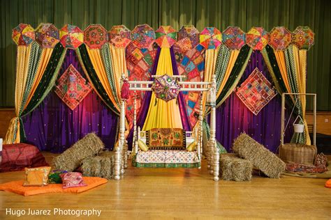 Sangeet Decor | Photo #67145 | Mehndi decor, Umbrella decorations, Desi wedding decor