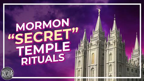 What do Mormons ACTUALLY do in their “secret” temple rituals? Ep. 41 ...