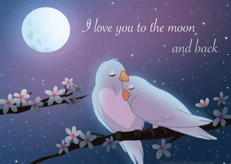 I love you to the moon and back by Nanabuns on DeviantArt