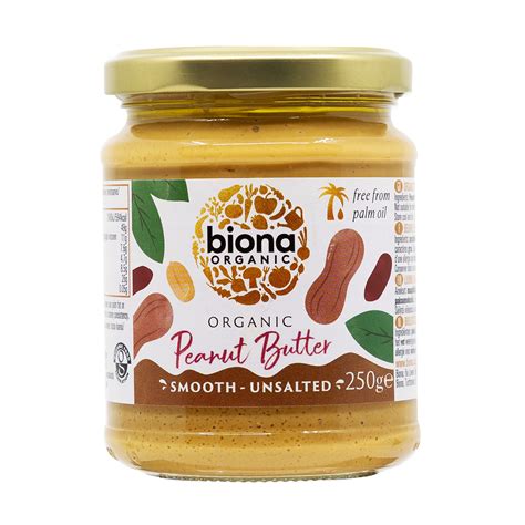 Biona Organic Peanut Butter Smooth - Unsalted | NTUC FairPrice