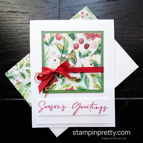 A Simple Card with the Joy of Christmas Designer Series Paper!