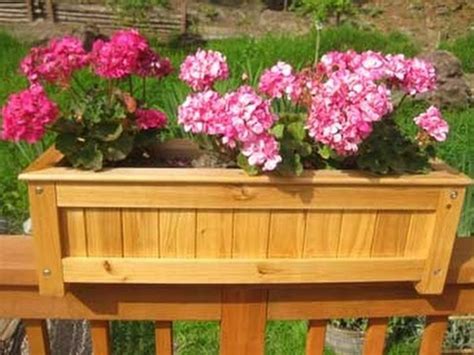 Deck Railing Planter Box Plans • Decks Ideas