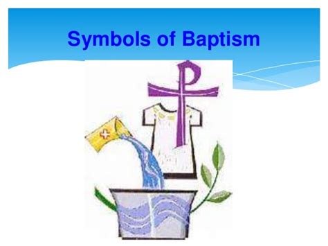 Signs And Symbols Of Baptism Powerpoint