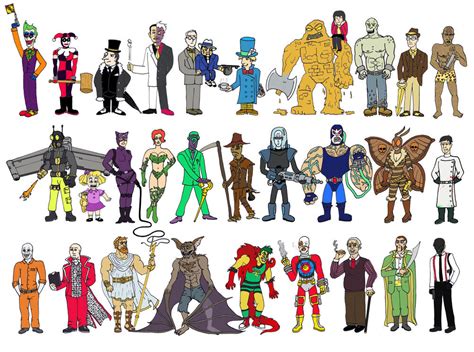 Batman Villains by Blank-mange on DeviantArt