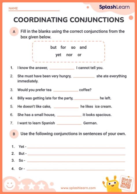 Coordinating Conjunctions Worksheets For 5th Grade Your, 42% OFF