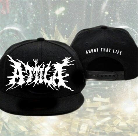 Attila " About That Life" snapback | Band merch, Of mice and men, A day ...