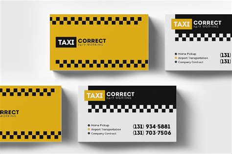 Taxi Business Card Design - 21+ Free & Premium Download