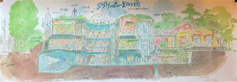 This map for the Studio Ghibli museum in Tokyo | Ghibli museum, Tokyo museum, Studio ghibli