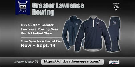 Boathouse Sports store open for GLR gear! - Greater Lawrence Rowing