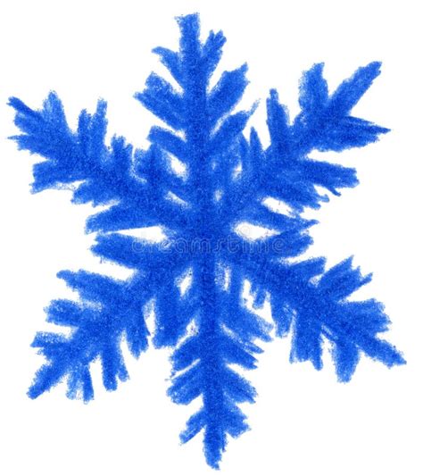 Blue snowflake stock illustration. Illustration of rime - 12042722