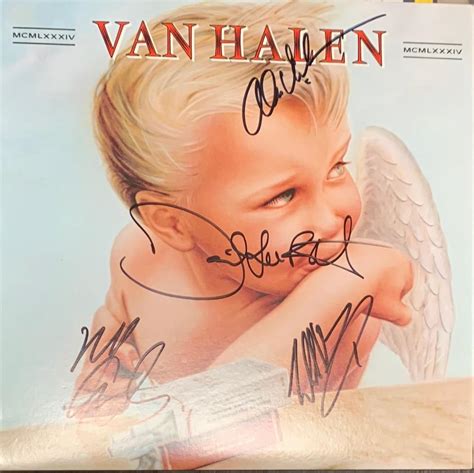 Van Halen 1984 Autographed Album