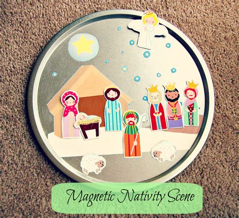 Freshly Completed: Homemade Gifts: Magnetic Nativity Scene