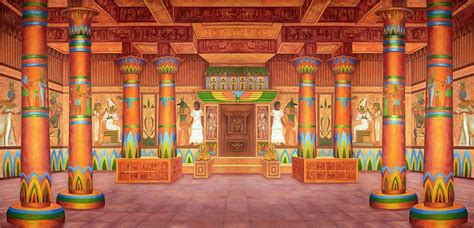 Pharaoh's Palace Interior. Ancient Egyptian throne room. #Cleopatra #KingTut #Egypt #EventDesign ...