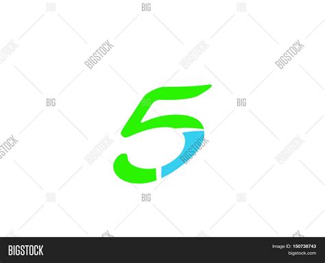 Number Logo Design. Vector & Photo (Free Trial) | Bigstock