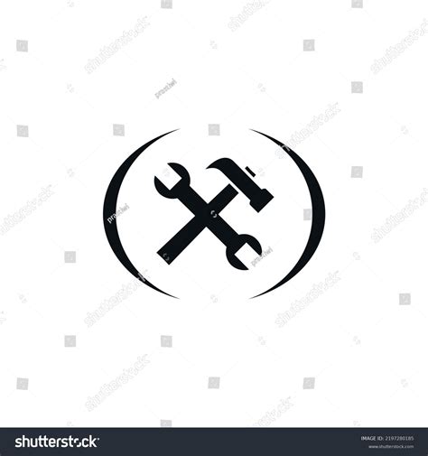 Repair Service Equipment Logo Icon Vector Stock Vector (Royalty Free) 2197280185 | Shutterstock