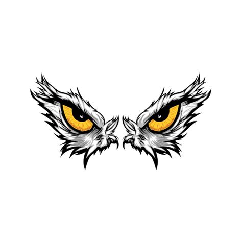 Printed vinyl Eagle Eyes Isolated | Stickers Factory