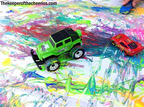 Painting With Cars - The Keeper of the Cheerios