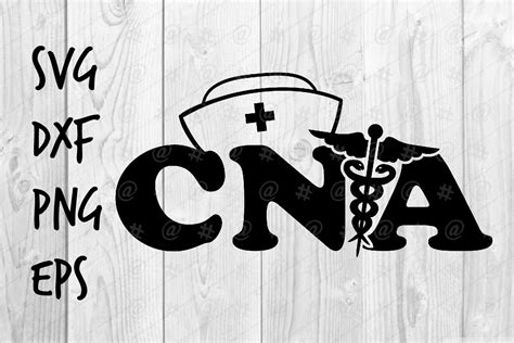 CNA Nurse SVG (569525) | Printables | Design Bundles