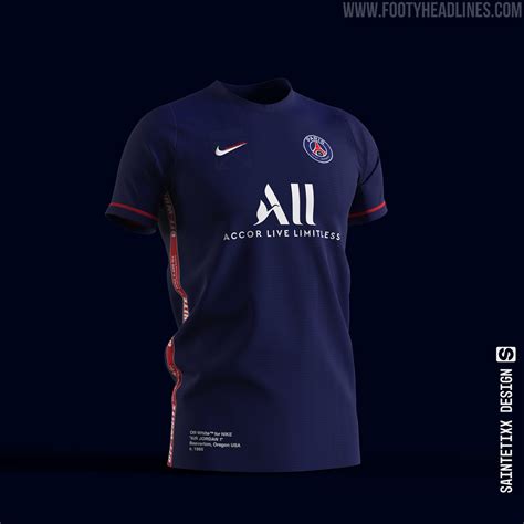 Nike x Off-White Paris Saint-Germain 22-23 Concept Home Kit - Footy ...