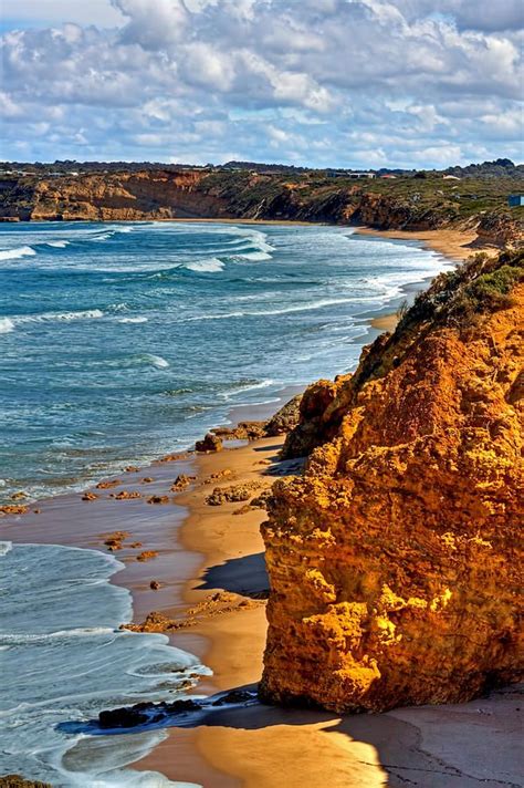 One of the many surf beaches around Torquay in Australia. This beach is close to Bells Beach ...