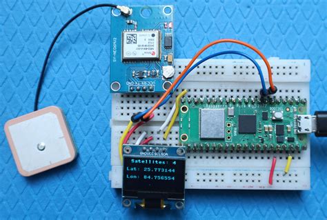 Raspberry Pi Pico GPS Tracker Using NEO-6M & OLED Display